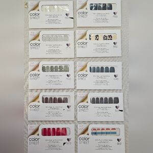 LOT: Color Street Nail Strips Collection - 10 Sets!
